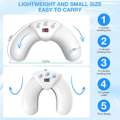 Belro nail fungus laser device used for treating nail infections, featuring a sleek LED light design for targeted therapy.