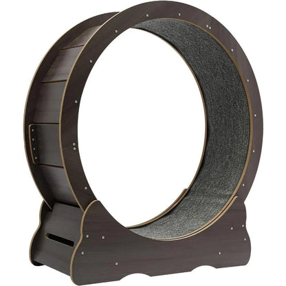 Belro cat exercise wheel designed for indoor use, featuring a sleek, compact design for pet fitness and entertainment.