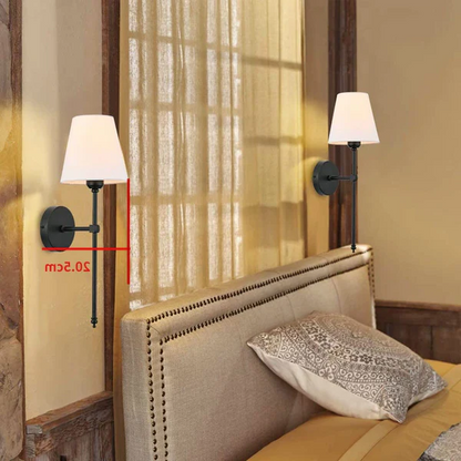 Wireless Wall Sconce by Belro, outdoor lighting fixture with modern design for home exterior, mounted on a wall.