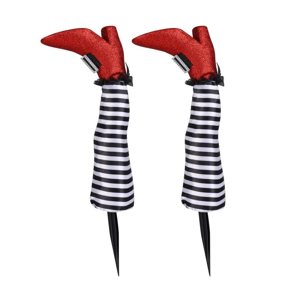 Belro Witch Legs Halloween decoration for home and garden, featuring spooky witch legs as holiday decor.