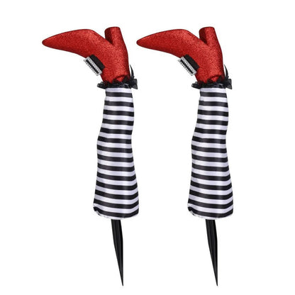 Belro Witch Legs Halloween decoration for home and garden, featuring spooky witch legs as holiday decor.
