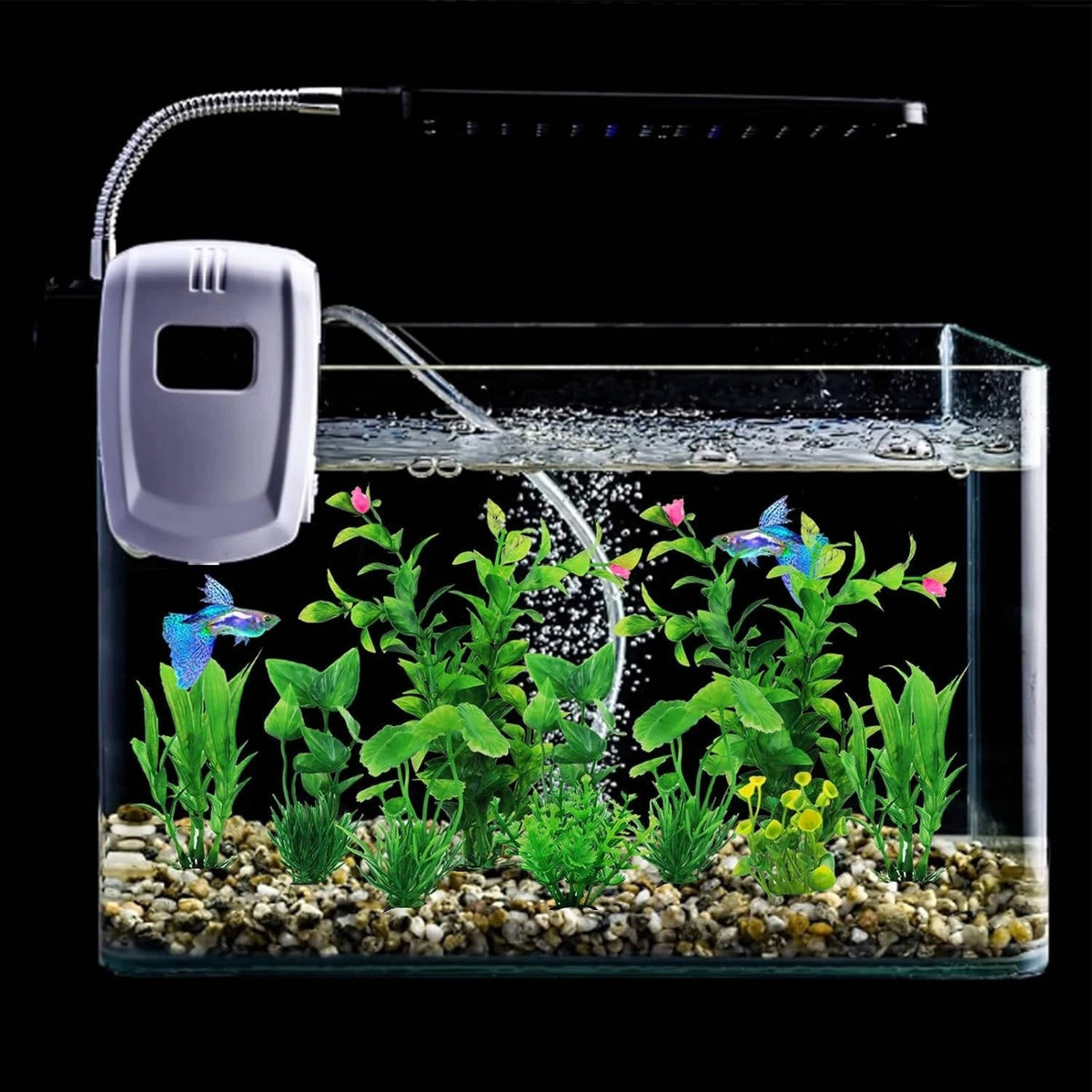 Colorful fish tank decoration by Belro, featuring vibrant aquatic ornaments for pet fish and aquarium decor.