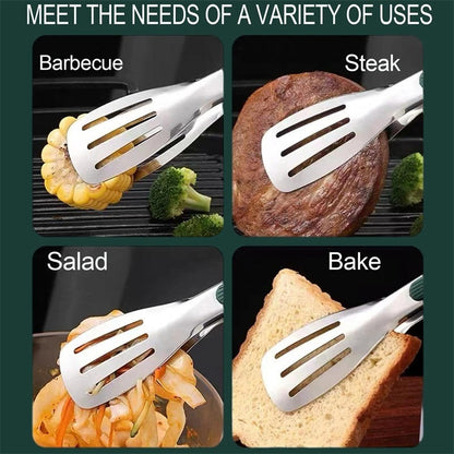 Belro professional kitchen tongs with stainless steel handles, ideal for cooking and serving in home kitchen settings.