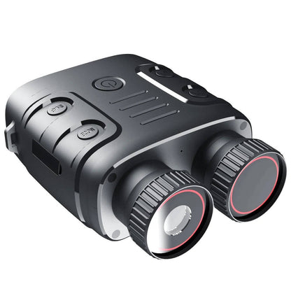 Belro night vision binoculars with trail camera features, showcasing the compact design and lens for outdoor wildlife monitoring.