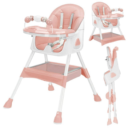 Belro foldable baby high chair accessory with adjustable straps and compact design, suitable for safe feeding and travel.