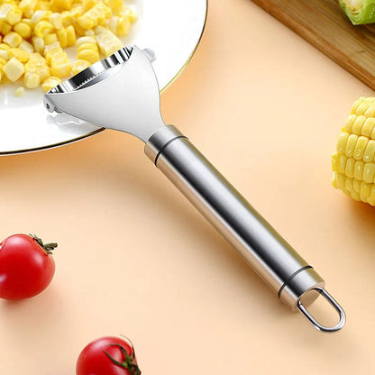 Belro Super Fast Corn Peeler with ergonomic handle and stainless steel blade for quick, easy corn peeling in the kitchen.