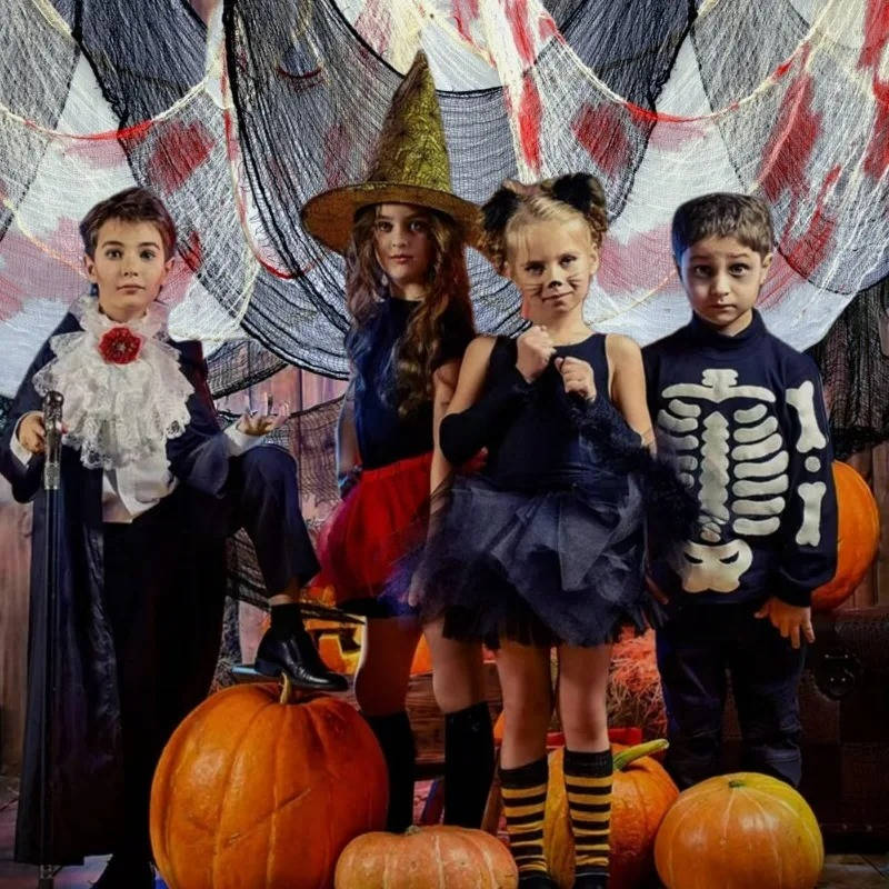 Belro Halloween yard decorations set with spooky tools and hardware-themed props for outdoor spooky display.