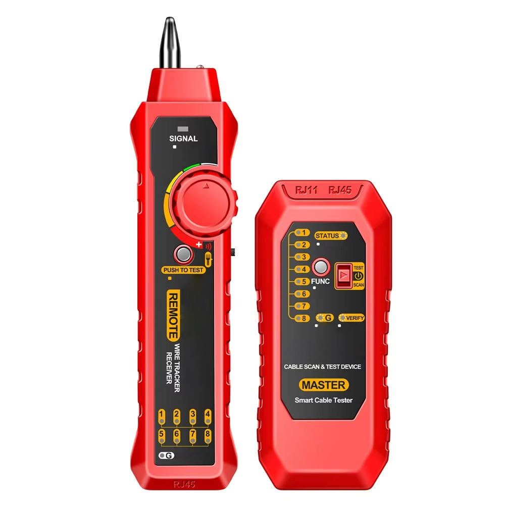 Belro circuit breaker finder device with digital display, used for identifying electrical panels and circuit breakers.