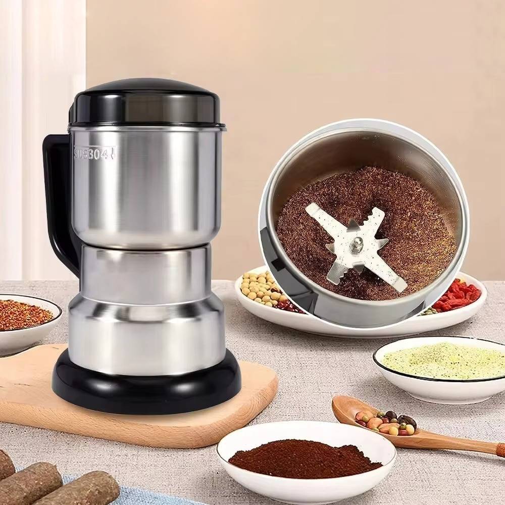 Belro coffee beans grinder with stainless steel grinding chamber and digital control panel for precise coffee grinding.
