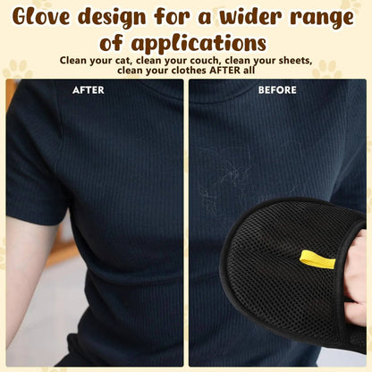Belro pet hair remover gloves, a 2-set of reusable accessories for easily removing pet hair from furniture and clothing.