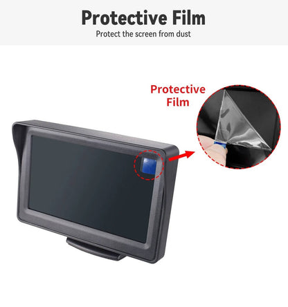 Belro wireless reverse camera for car, truck, and caravan, showcasing the compact electronic camera designed for vehicle safety.