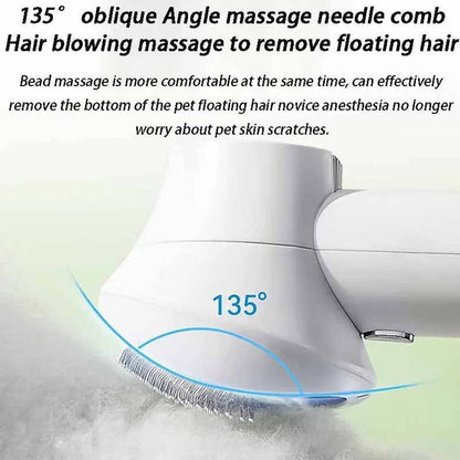Belro pet hair dryer with ergonomic handle and adjustable settings, designed for quick, gentle drying of pet fur.