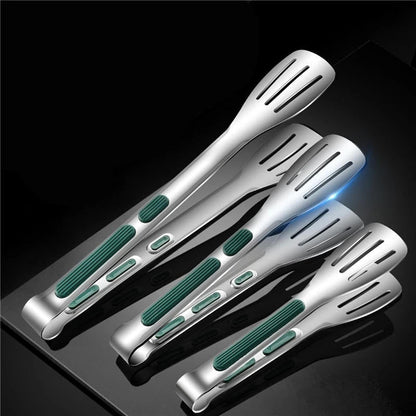 Belro professional kitchen tongs with stainless steel tips and ergonomic handle, ideal for cooking and serving in the kitchen.