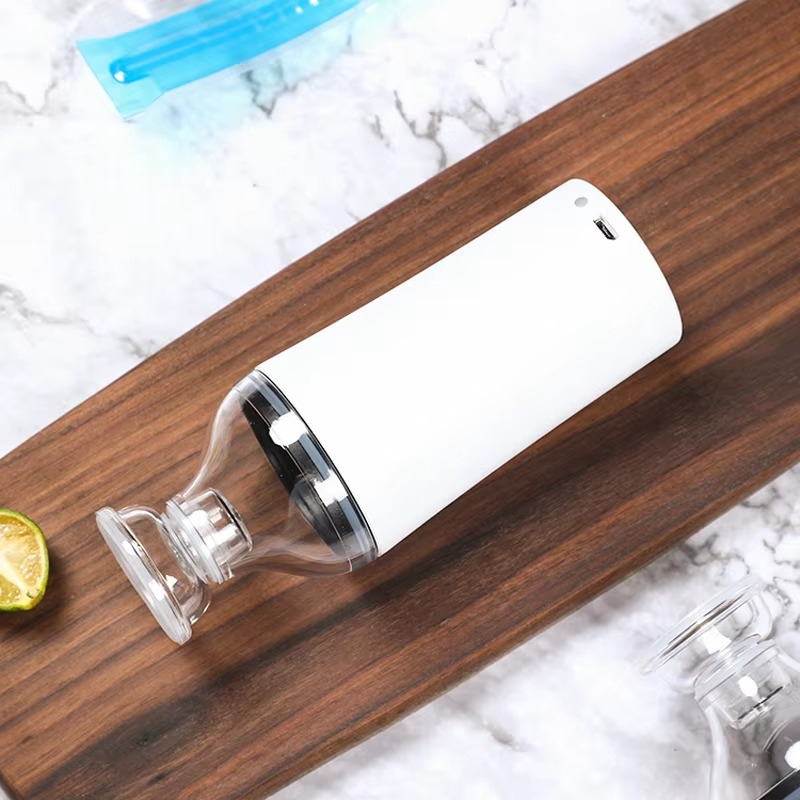 Belro compact food vacuum sealer with reusable vacuum storage bags for preserving freshness and preventing spoilage.