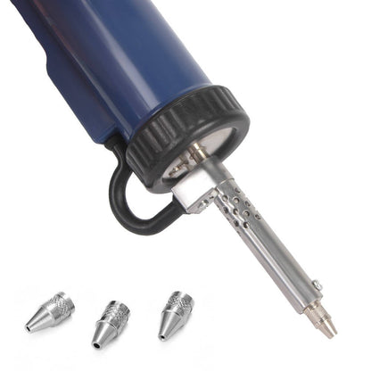Belro automatic desoldering machine with three suction nozzles, electric solder sucker tool for electronics repair and solder removal.
