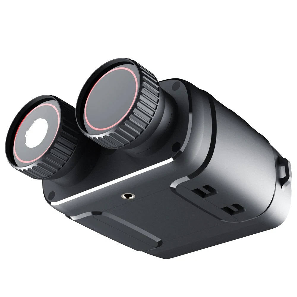 Belro night vision binoculars with trail camera features, black electronic device for outdoor surveillance and wildlife observation
