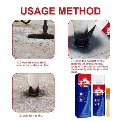 Belro 2-pack waterproof leak repair sealant spray for all-purpose sealing, shown in a spray can with a nozzle.