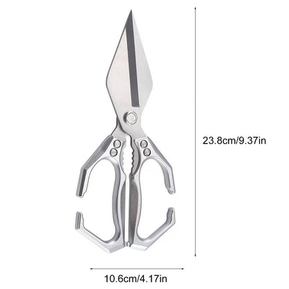 Belro kitchen shears with stainless steel blades and ergonomic handles, ideal for cooking and food preparation.