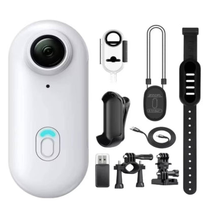 Belro 360 Action Camera 4K with waterproof housing and mounting accessories, ready for outdoor adventure filming.