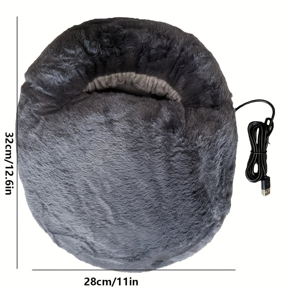 Belro USB foot warmer USB-powered clothing item with cozy fabric and heating elements to keep feet warm and comfortable.