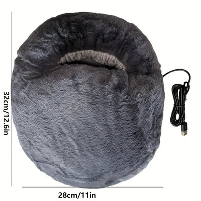 Belro USB foot warmer USB-powered clothing item with cozy fabric and heating elements to keep feet warm and comfortable.