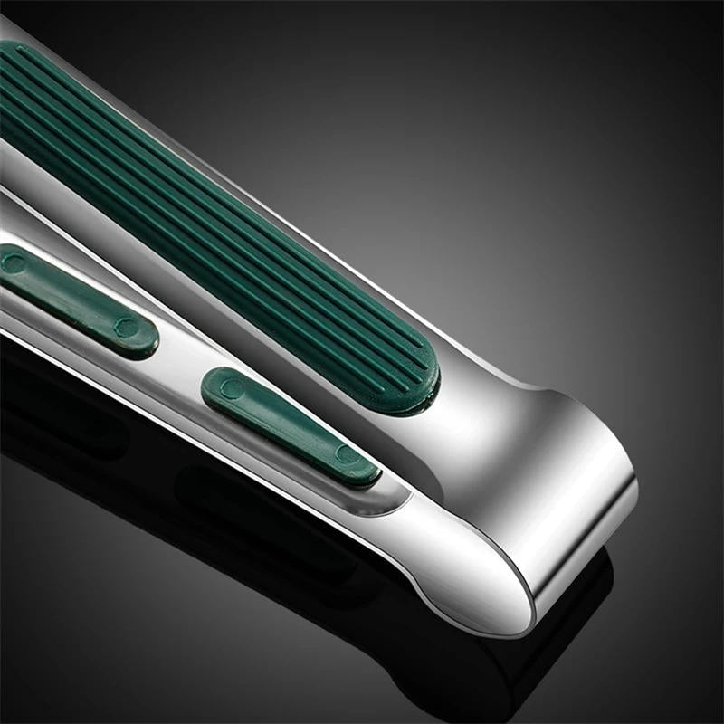 Belro professional kitchen tongs with stainless steel handles and silicone tips, ideal for cooking and serving.
