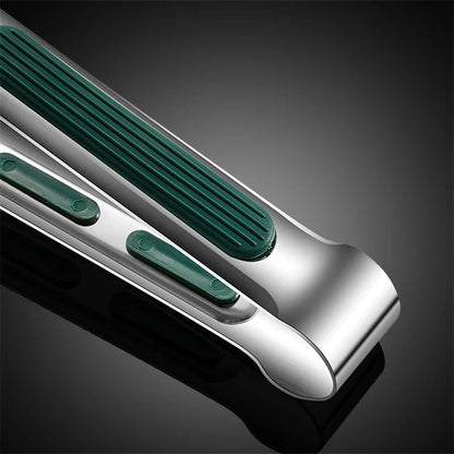 Belro professional kitchen tongs with stainless steel handles and silicone tips, ideal for cooking and serving.
