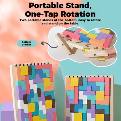 Colorful Montessori toys by Belro, featuring wooden shapes and educational play items for early childhood development.