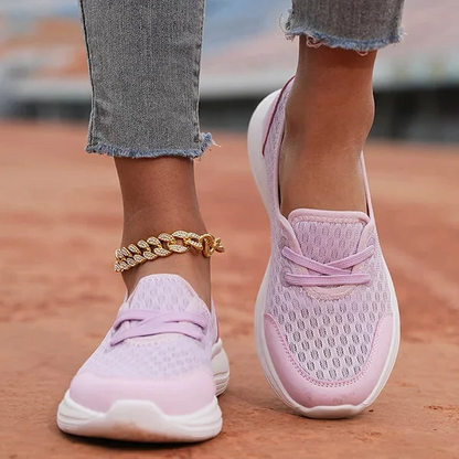 Belro women’s soft sole mesh orthopedic shoes for comfort and support, featuring breathable mesh material and ergonomic design.