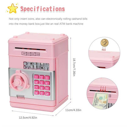 Belro piggy bank for kids, colorful toy coin bank with playful design, ideal for saving money and teaching kids about savings.