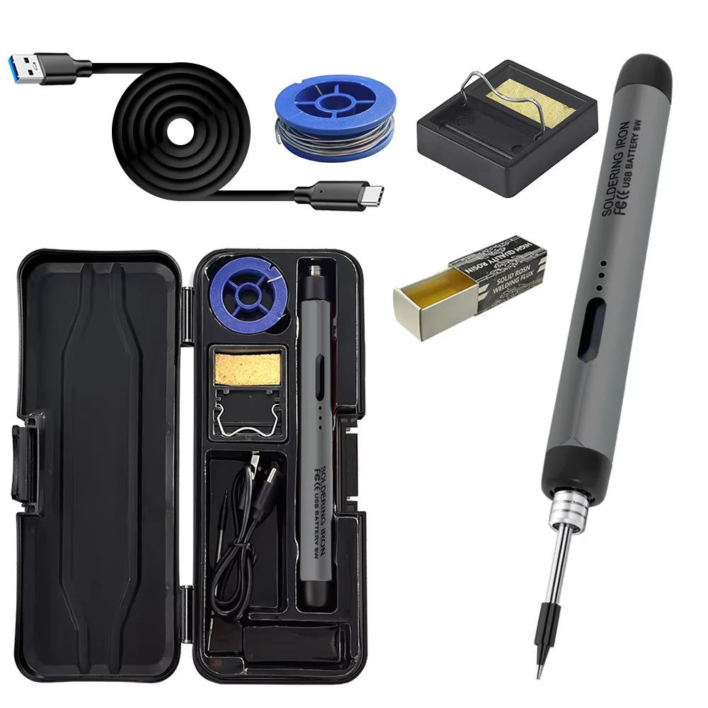 Belro digital electric soldering iron set with adjustable temperature controls and ergonomic handle, ideal for electronics repairs.