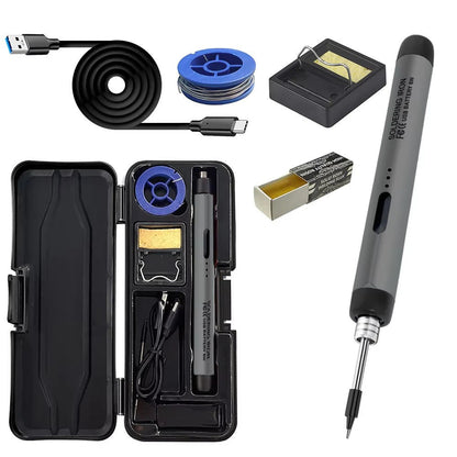 Belro digital electric soldering iron set with adjustable temperature controls and ergonomic handle, ideal for electronics repairs.