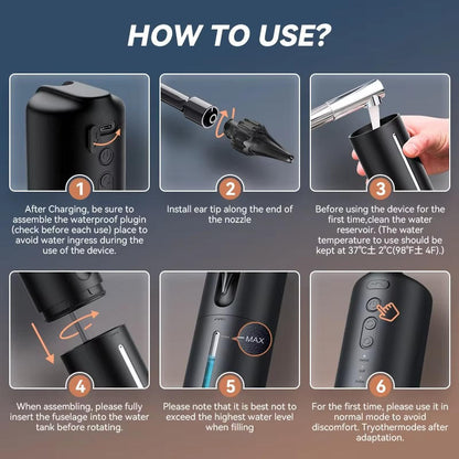 Belro ear cleaner wax remover in a sleek container, designed for safe ear hygiene and wax removal, part of health and beauty products.
