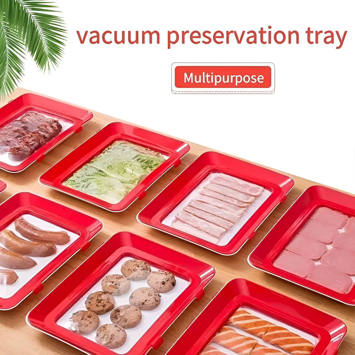 Belro food preservation tray for long-term food storage, designed for kitchen and dining organization.