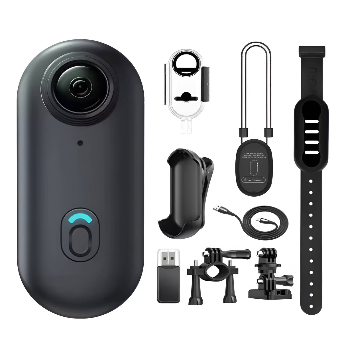 Belro 360 Action Camera 4K, compact electronic camcorder with waterproof design and wide-angle lens for immersive recording.