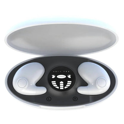 Belro sleeping earbuds designed for comfort and noise isolation, shown in a close-up image for restful sleep.