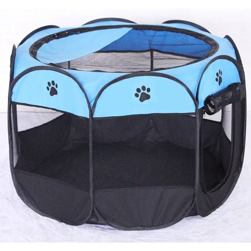 Belro cat and small dog tent for indoor or outdoor use, cozy shelter with mesh sides and durable fabric for pets' comfort.