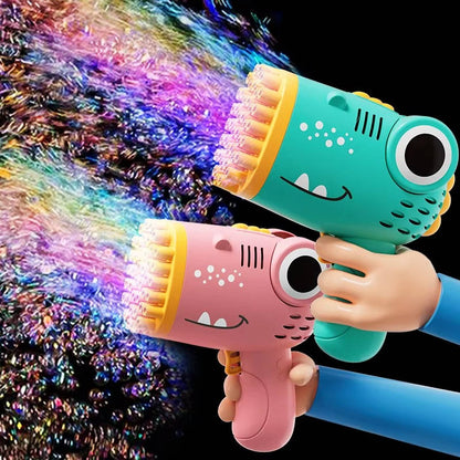 Belro Bubble Gun Toy for outdoor play, colorful plastic toy with bubbles and a trigger, perfect for kids' outdoor fun