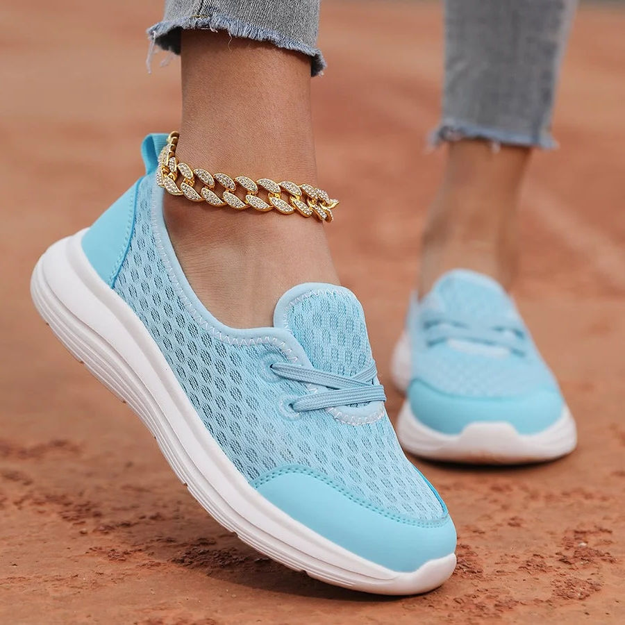 Women’s soft sole mesh orthopedic shoes by Belro, featuring breathable mesh and cushioned comfort for health and daily wear.