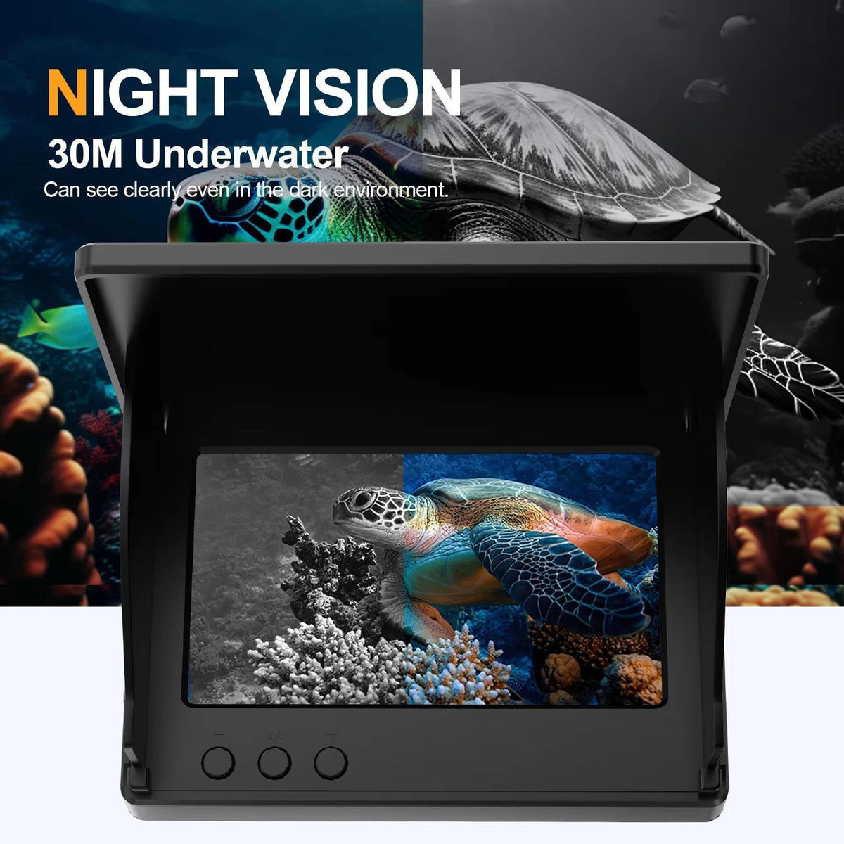 Belro portable fish finder with 4.3-inch LCD monitor and underwater fishing camera, ideal for electronics and fishing enthusiasts.