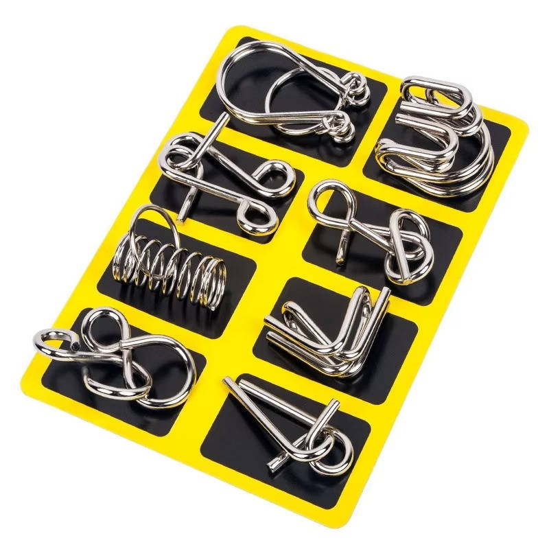 Belro metal puzzle toy with interlocking metal pieces, ideal for brain teasers and challenging puzzle enthusiasts.