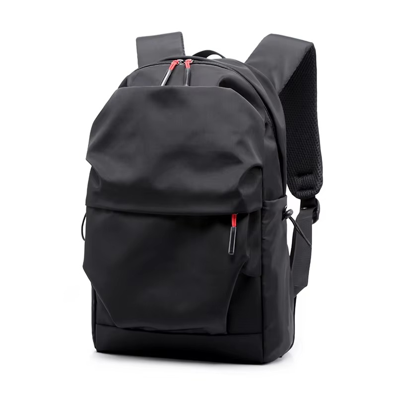 Belro minimalist black backpack designed for laptops, featuring a sleek, modern look suitable for electronics and computer accessories.