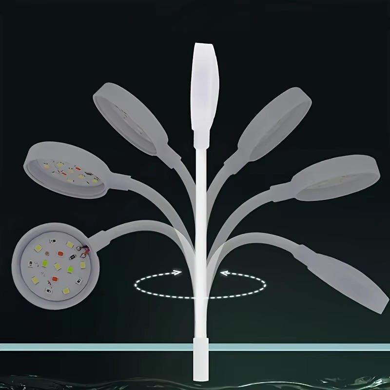 Belro fish tank light illuminating an aquarium with vibrant aquatic plants and fish, ideal for pet aquarium lighting.