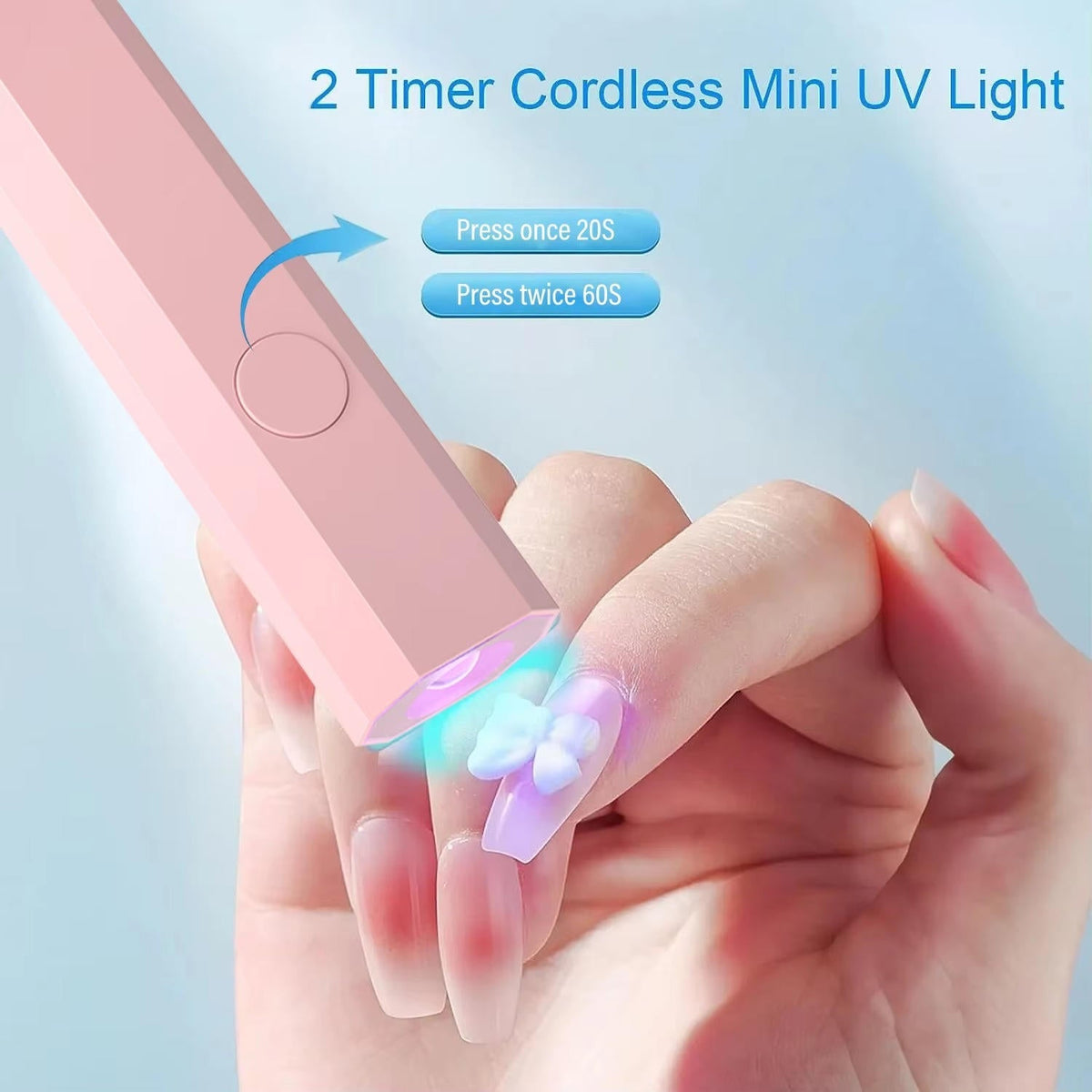 Belro portable LED nails lamp for quick, efficient curing of gel nails, compact design ideal for professional or at-home use.