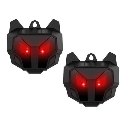 Belro solar-powered ultrasonic animal repellent device for outdoor pest control, designed to deter pests in home and garden settings.