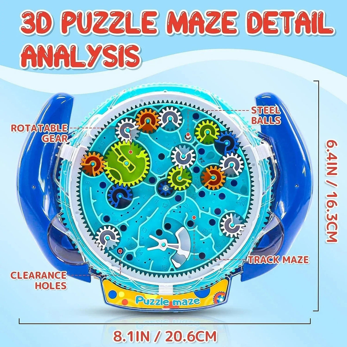 Belro Creative 3D Puzzle Maze for cats, an educational pet toy featuring a colorful maze design for feline entertainment.