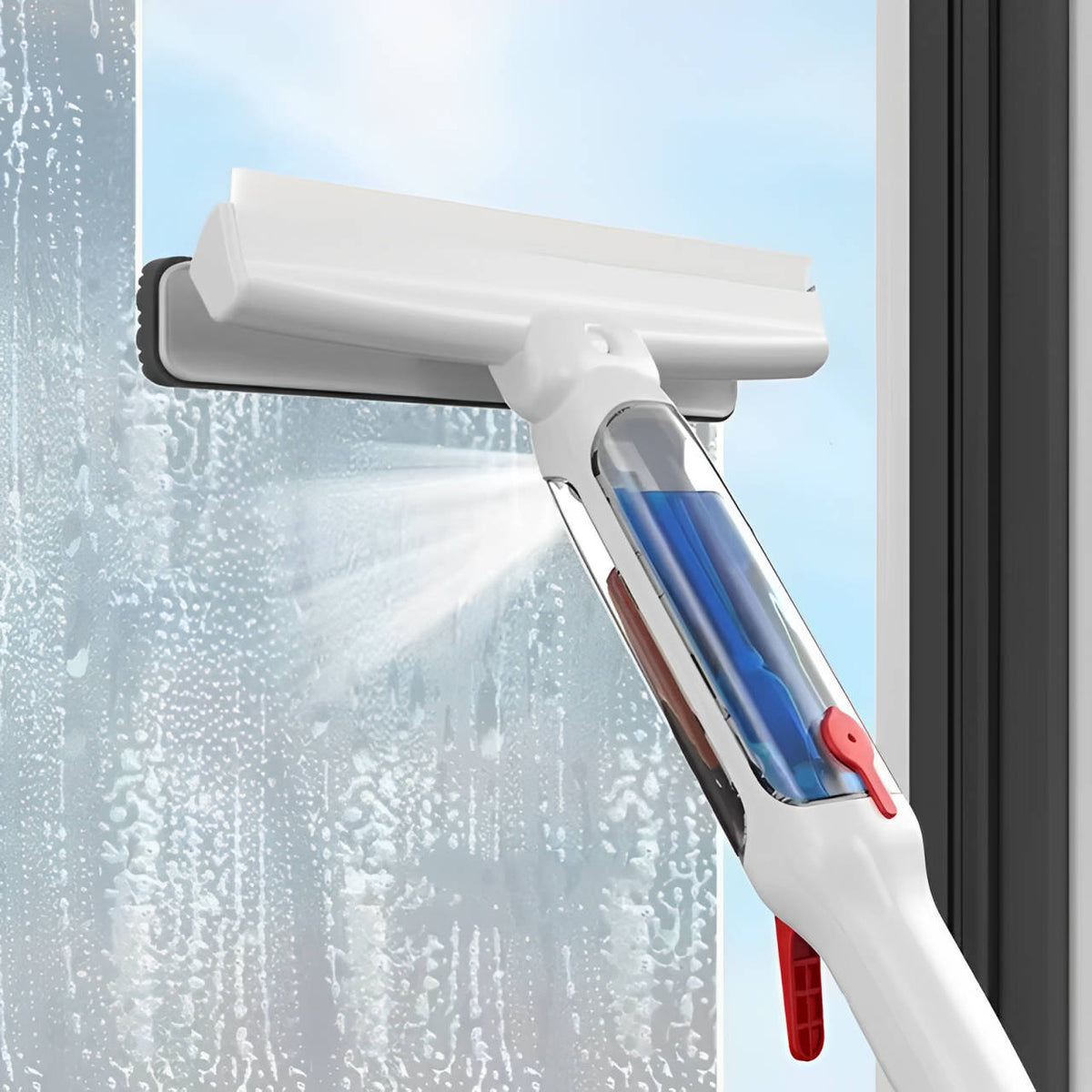 Belro long handle telescopic window cleaner tool with extendable pole for easy, streak-free window cleaning.
