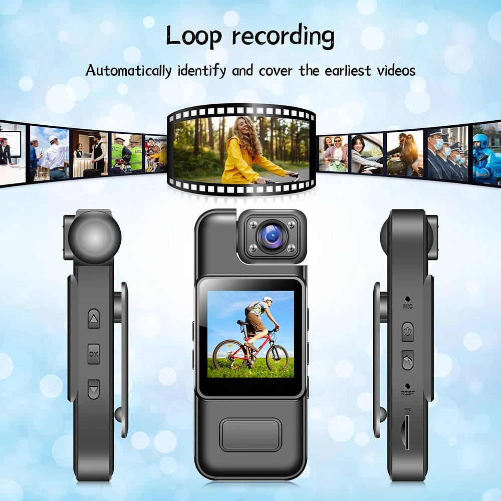 Belro 4K Ultra HD WiFi mini body camera with compact design, suitable for discreet recording and easy wireless connectivity.
