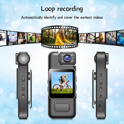 Belro 4K Ultra HD WiFi mini body camera with compact design, suitable for discreet recording and easy wireless connectivity.