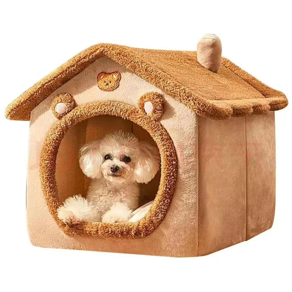 Belro indoor cat house with cozy entrance, soft plush interior, and modern design for comfortable pet shelter in home and garden.